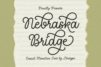 The Nebraska Bridge Font for Modern Design